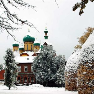 Пюхтицкий Успенский женский монастырь, Эстония - на праздники Рождества Христова и Крещения